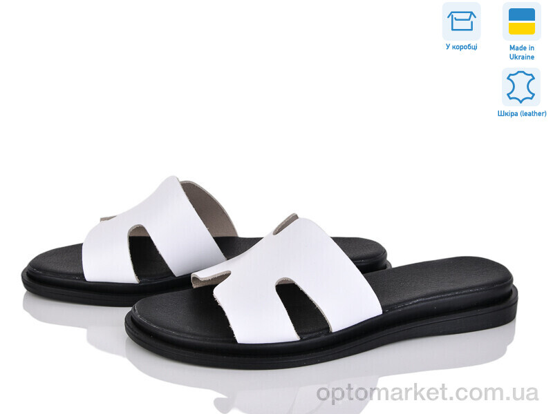 Купить Шльопанці жіночі MV189 б.к. A.Dama білий, фото 1