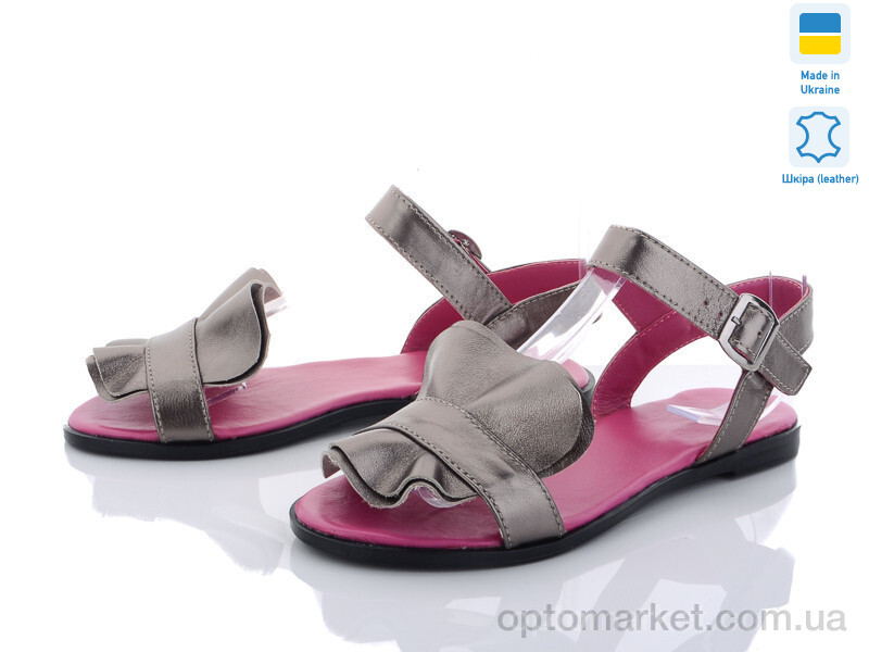 Купить Босоніжки жіночі MV298 никель A.Dama графіт, фото 1