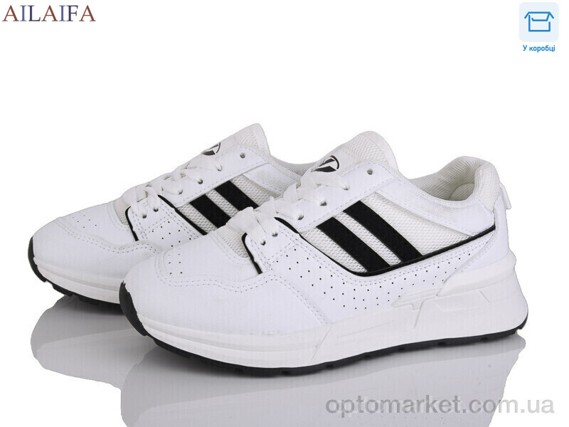 Купить Кросівки жіночі MX810 white-black Aelida білий, фото 1