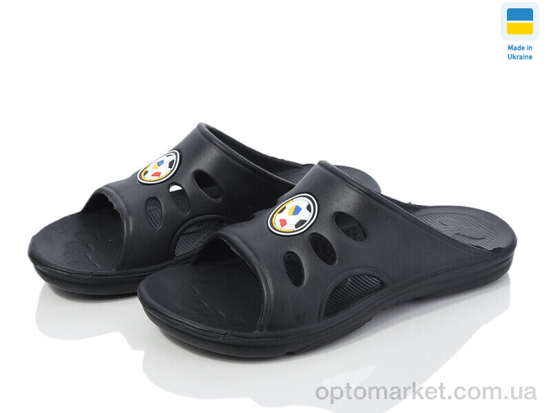 Купить Шльопанці дитячі Мячик 001-1 чорний Golden Lion чорний, фото 1