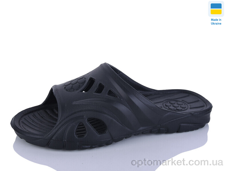 Купить Шльопанці чоловічі М'ячик чорний Payas чорний, фото 1