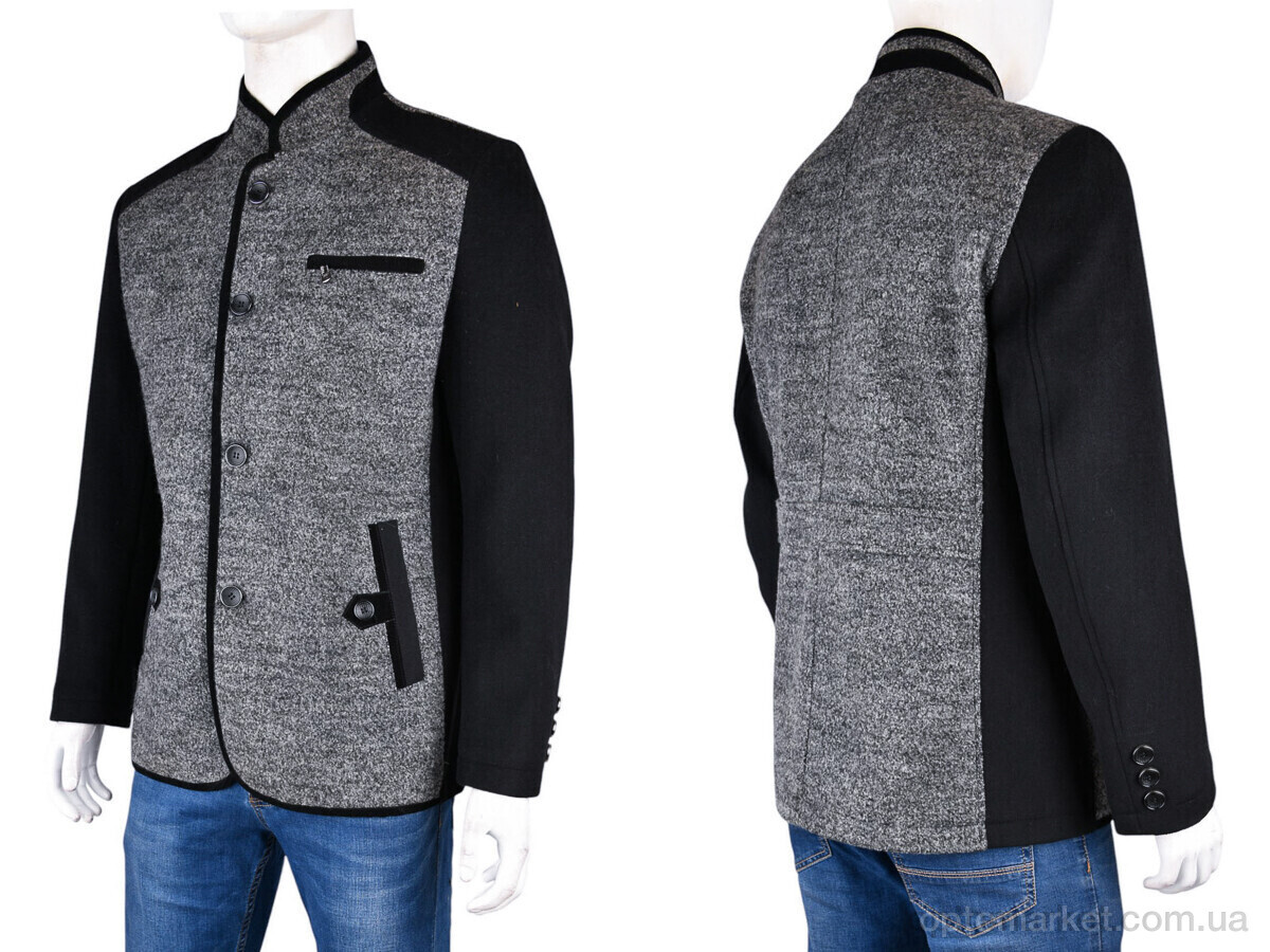 Купить Пальто чоловічі N0-2 grey (08164) Dikaiqunhao сірий, фото 3