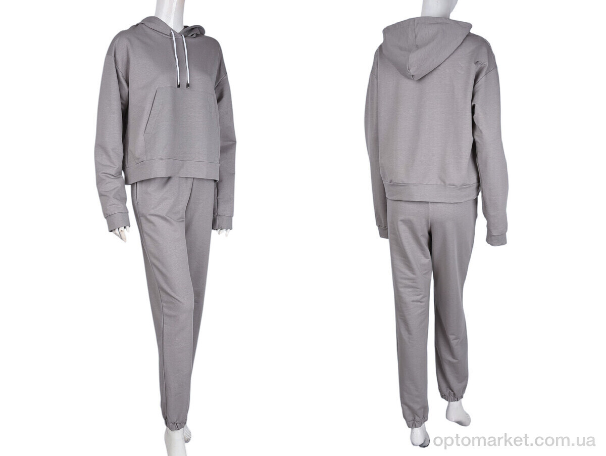 Купить Спортивний костюм жіночі N001-1 grey Banko сірий, фото 3