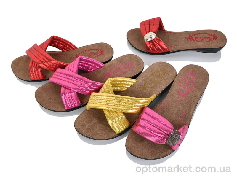 Купить Шльопанці жіночі N001-1 mix Goldstar мікс, фото 1