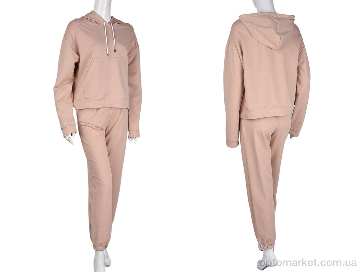 Купить Спортивний костюм жіночі N001-2 beige Banko бежевий, фото 3