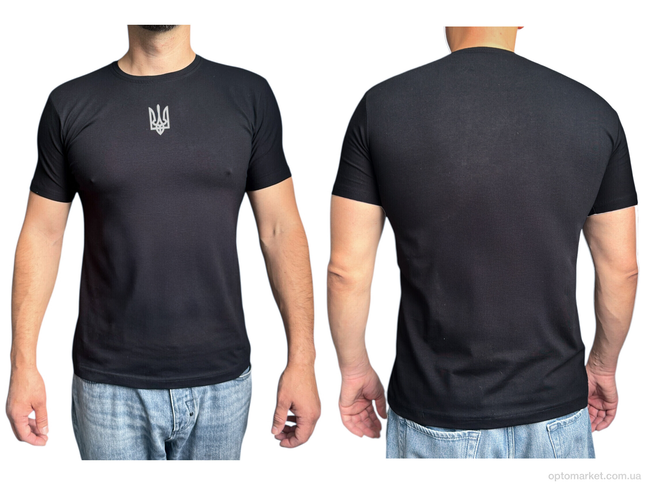 Купить Футболка чоловічі N001-2 black Leonidas чорний, фото 3