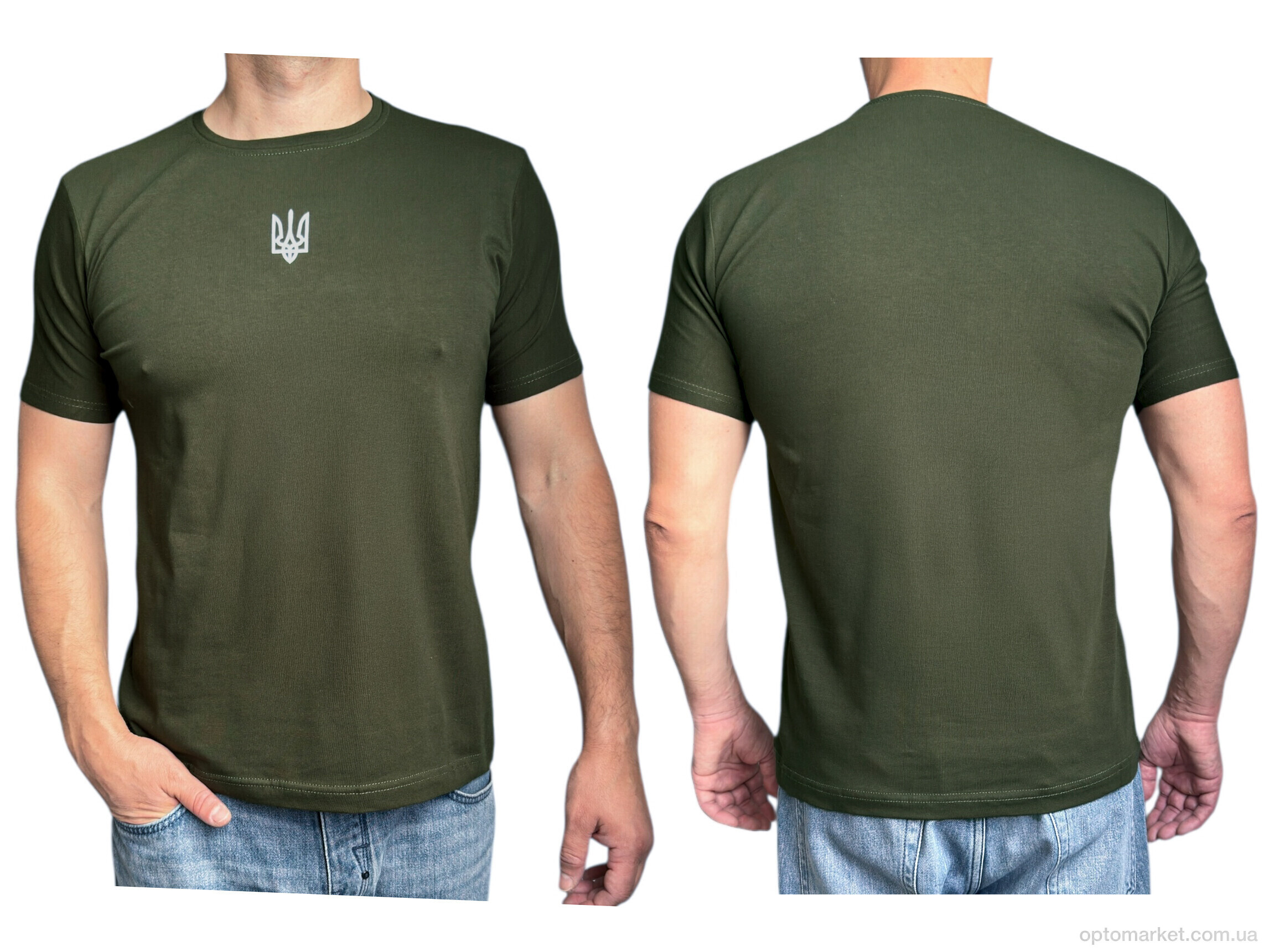 Купить Футболка чоловічі N001-3 green Leonidas зелений, фото 3