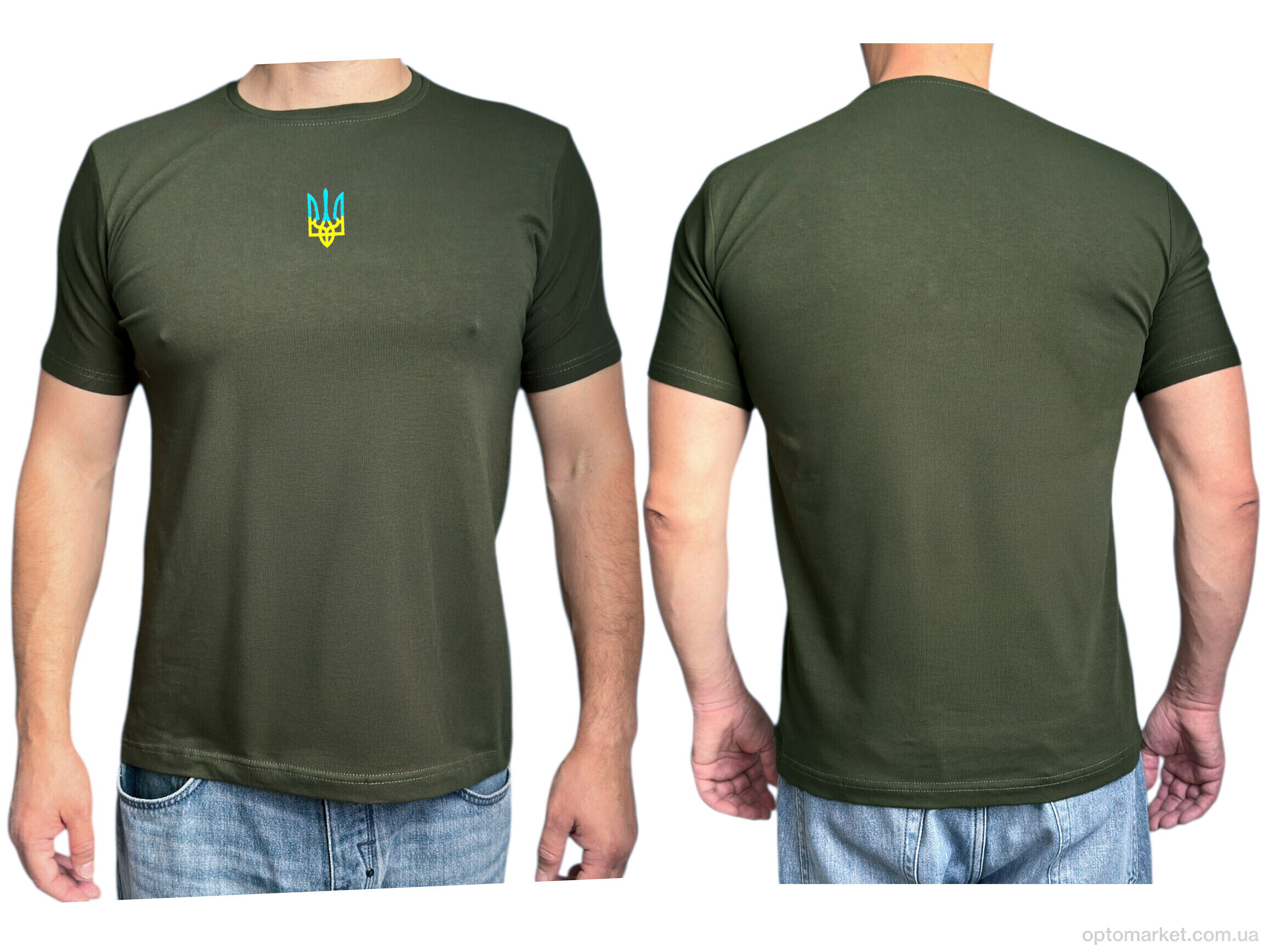Купить Футболка чоловічі N001-4 green Leonidas зелений, фото 3