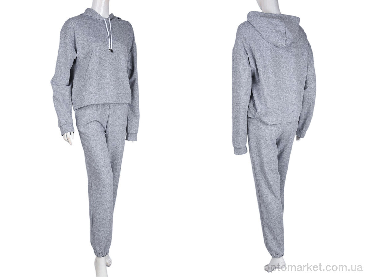 Купить Спортивний костюм жіночі N001-4 l.grey Banko сірий, фото 3