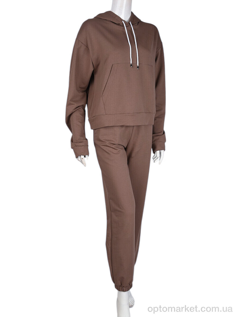 Купить Спортивний костюм жіночі N001-5 l.brown Banko коричневий, фото 1