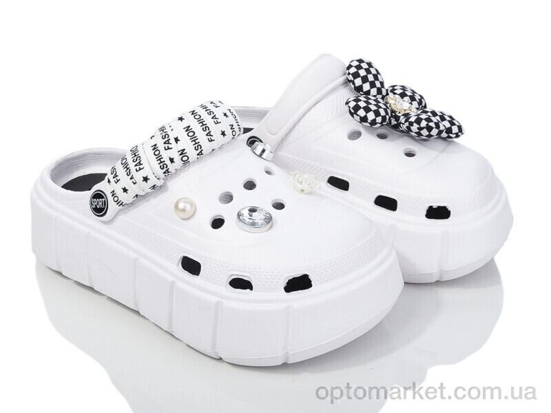 Купить Крокси жіночі N001-5 Conno білий, фото 1