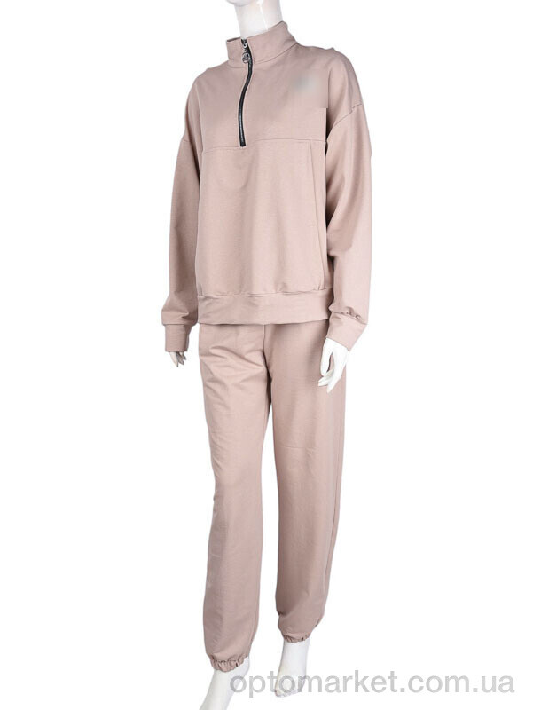 Купить Спортивний костюм жіночі N002-10 beige N.ke бежевий, фото 1