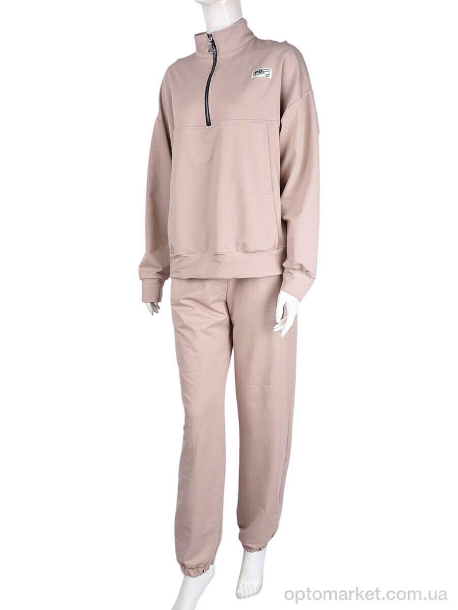 Купить Спортивний костюм жіночі N002-10 beige N.ke бежевий, фото 2