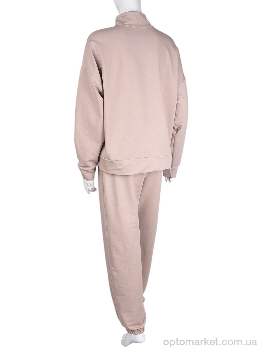 Купить Спортивний костюм жіночі N002-10 beige N.ke бежевий, фото 3
