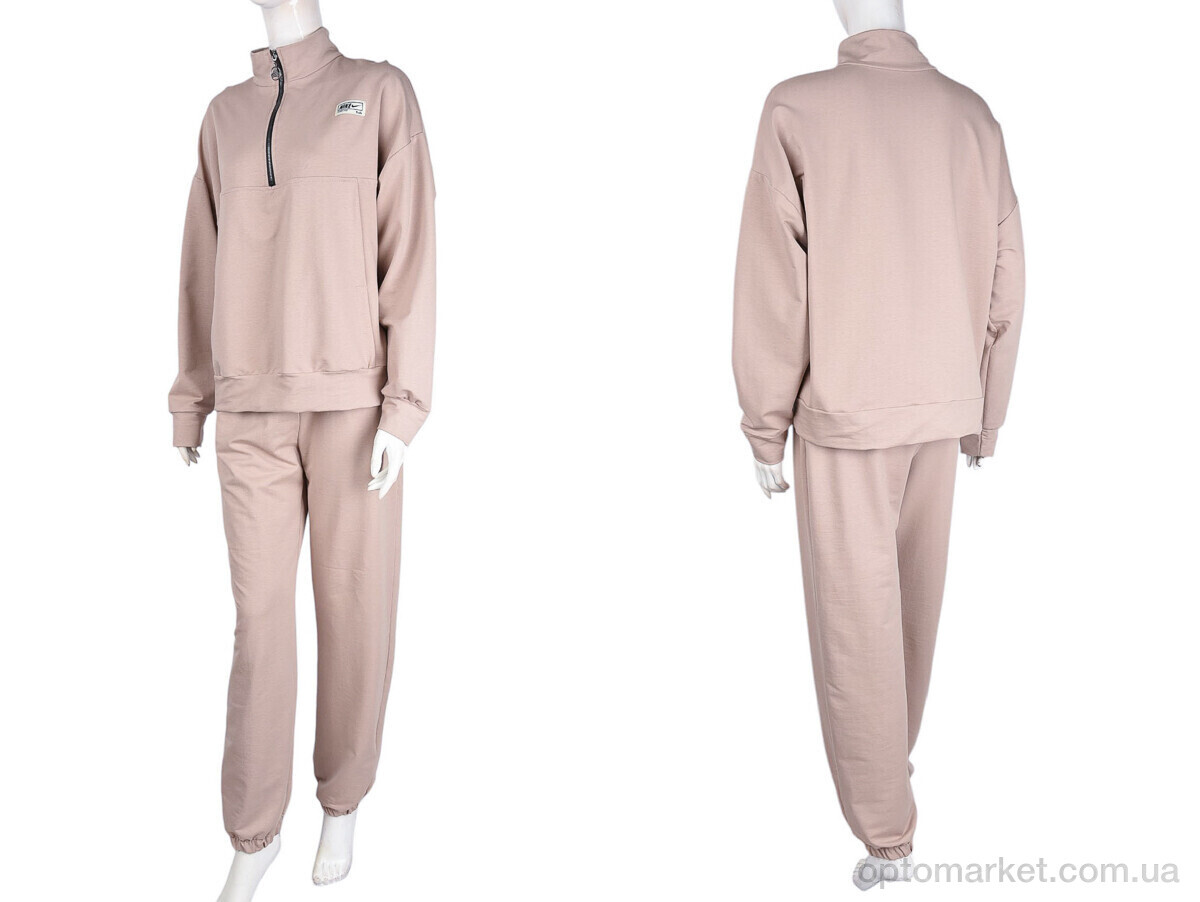 Купить Спортивний костюм жіночі N002-10 beige N.ke бежевий, фото 4