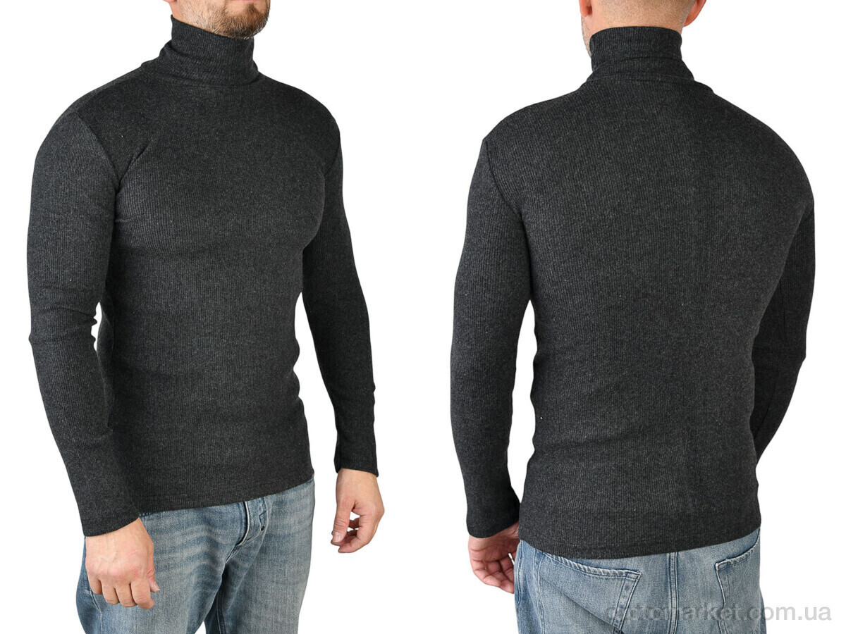 Купить Гольфи унісекс N002-18 black Wonderone чорний, фото 3