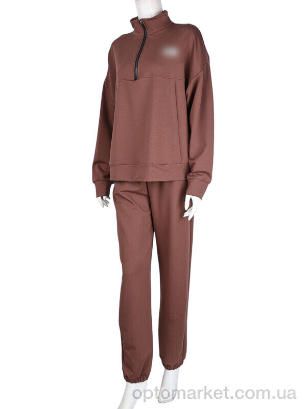 Купить Спортивний костюм жіночі N002-4 brown N.ke коричневий, фото 1