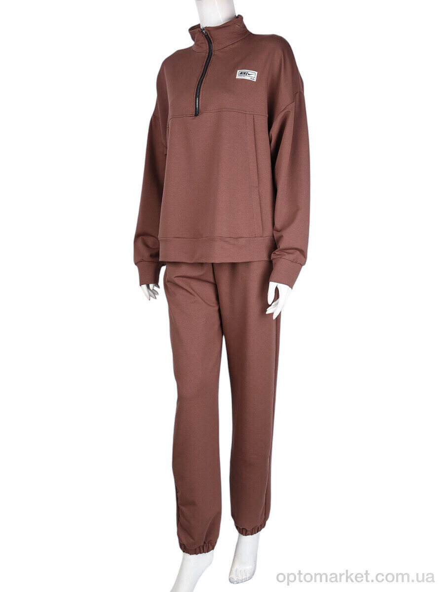 Купить Спортивний костюм жіночі N002-4 brown N.ke коричневий, фото 2