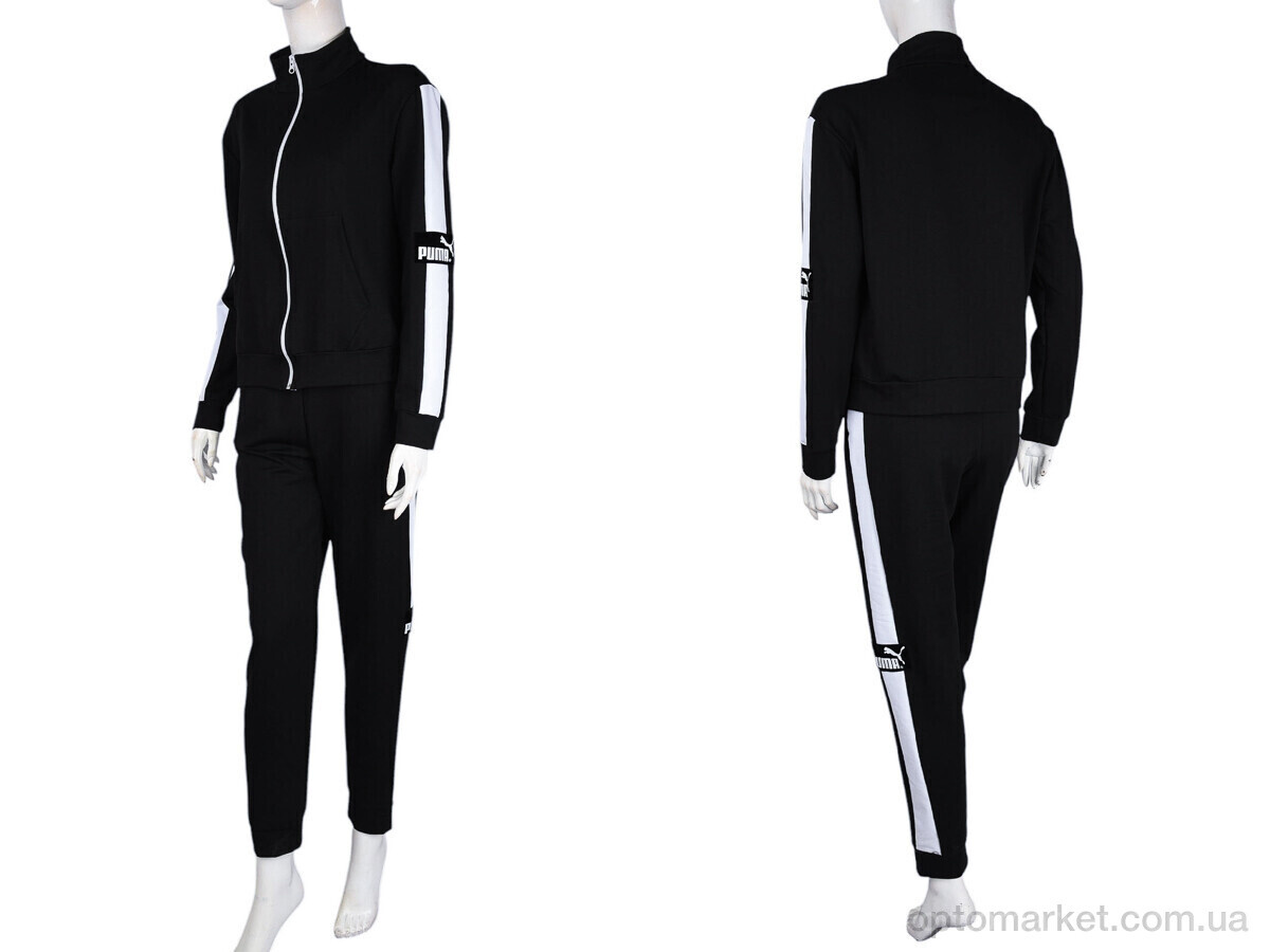 Купить Спортивний костюм жіночі N003-6 black P.ma чорний, фото 4