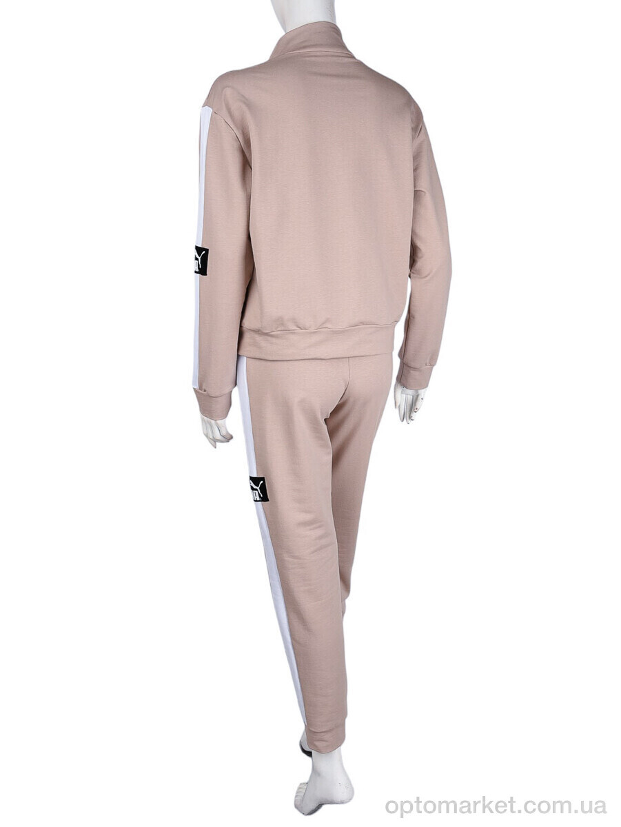 Купить Спортивний костюм жіночі N003-7 beige P.ma бежевий, фото 3