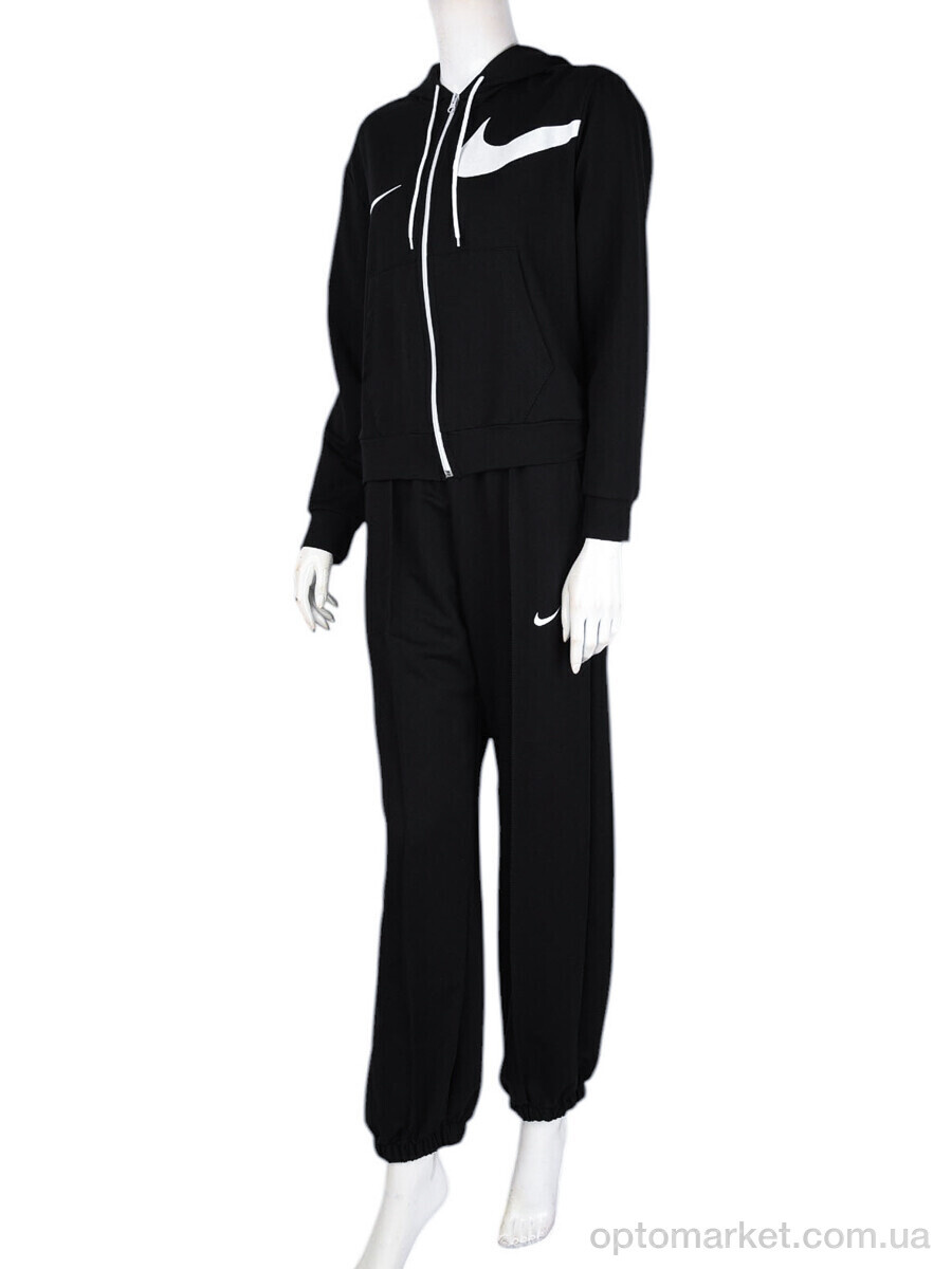 Купить Спортивний костюм жіночі N004-11 black N.ke чорний, фото 2