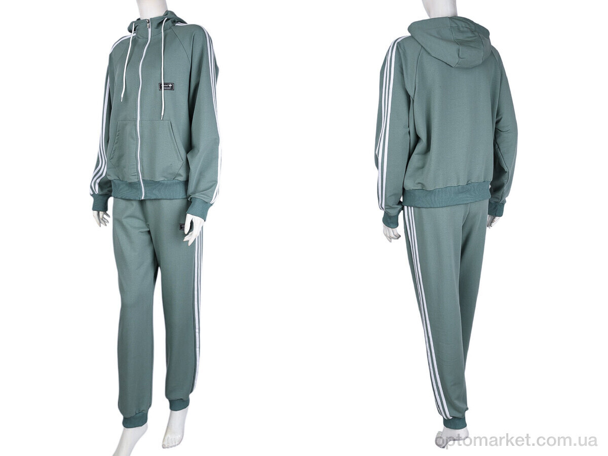 Купить Спортивний костюм жіночі N004-2 green A.idas зелений, фото 4