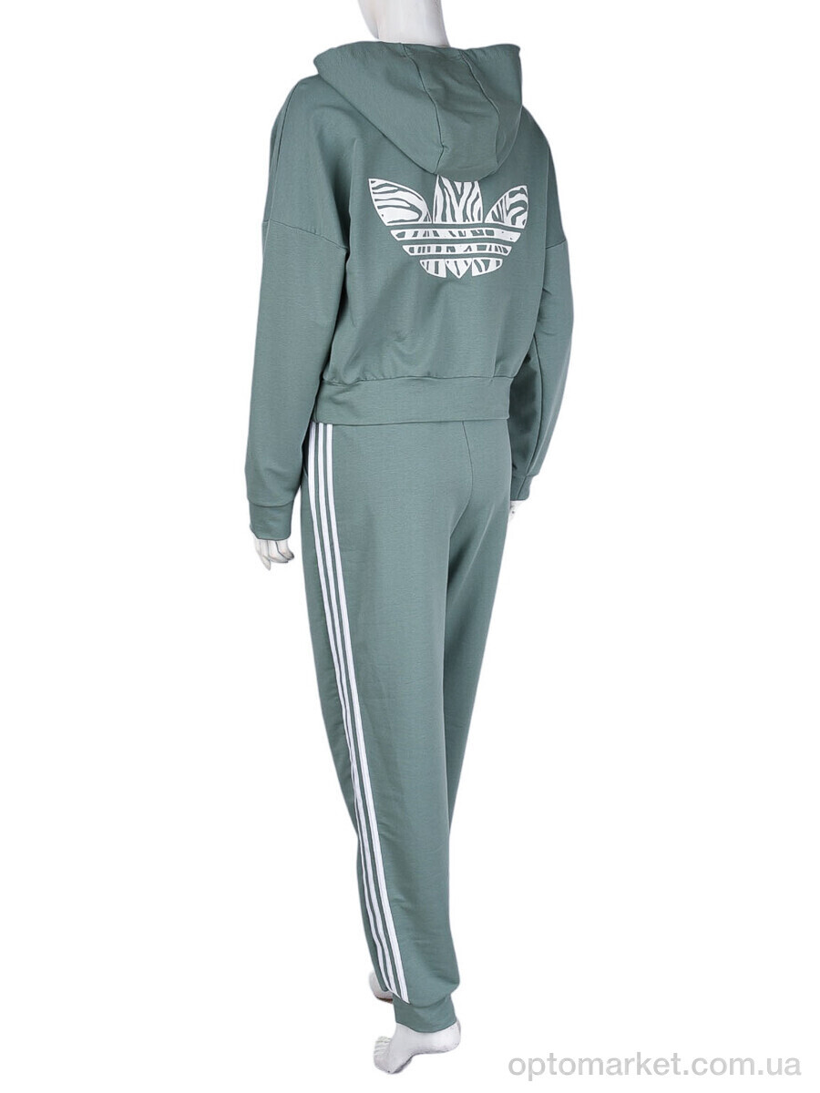 Купить Спортивний костюм жіночі N004-21 green A.idas зелений, фото 3