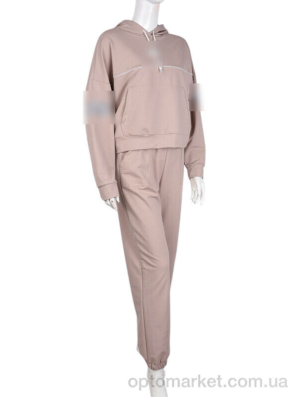 Купить Спортивний костюм жіночі N004-26 beige P.ma бежевий, фото 1