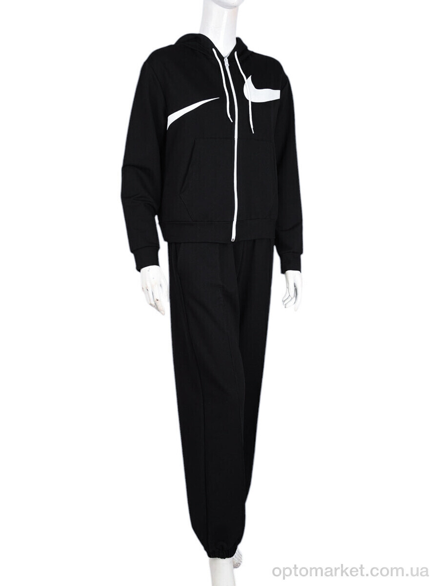 Купить Спортивний костюм жіночі N004-27 black N.ke чорний, фото 2