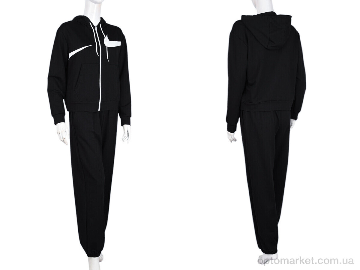 Купить Спортивний костюм жіночі N004-27 black N.ke чорний, фото 4
