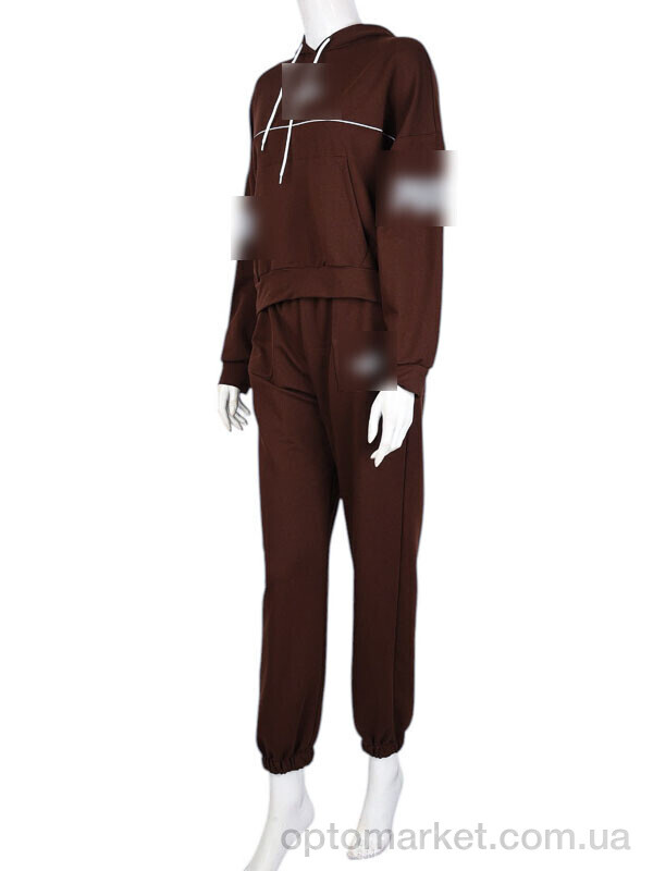 Купить Спортивний костюм жіночі N004-28 brown P.ma коричневий, фото 1