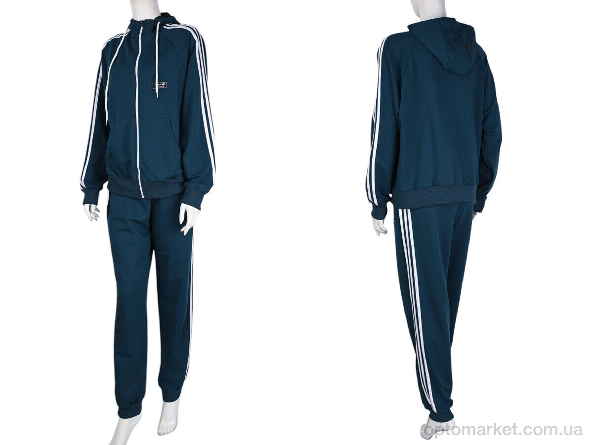 Купить Спортивний костюм жіночі N004-7 green A.idas зелений, фото 4