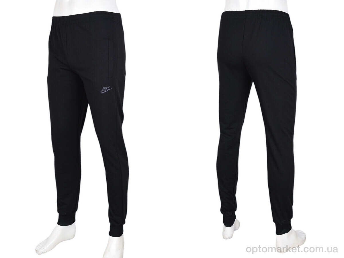 Купить Спортивні штаны чоловічі N007-1 black N.ke чорний, фото 4