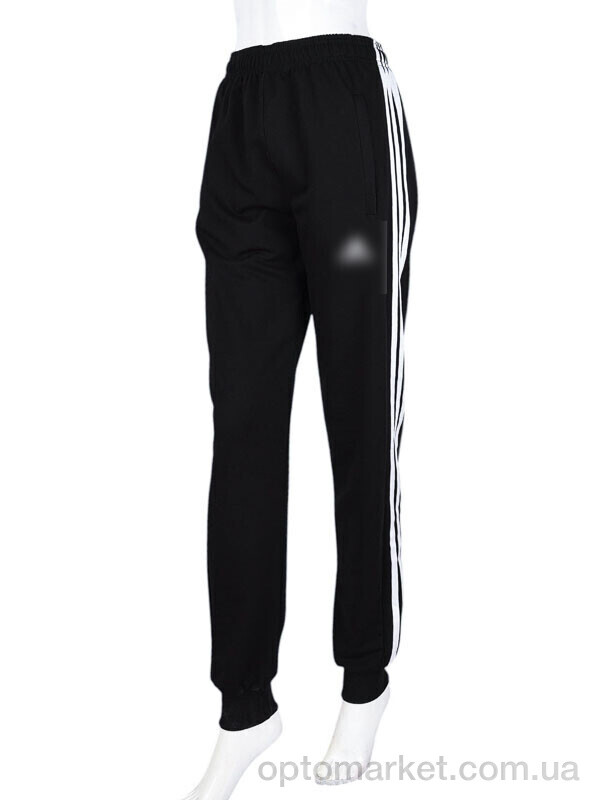 Купить Спортивні штаны жіночі N008-1 black A.idas чорний, фото 1