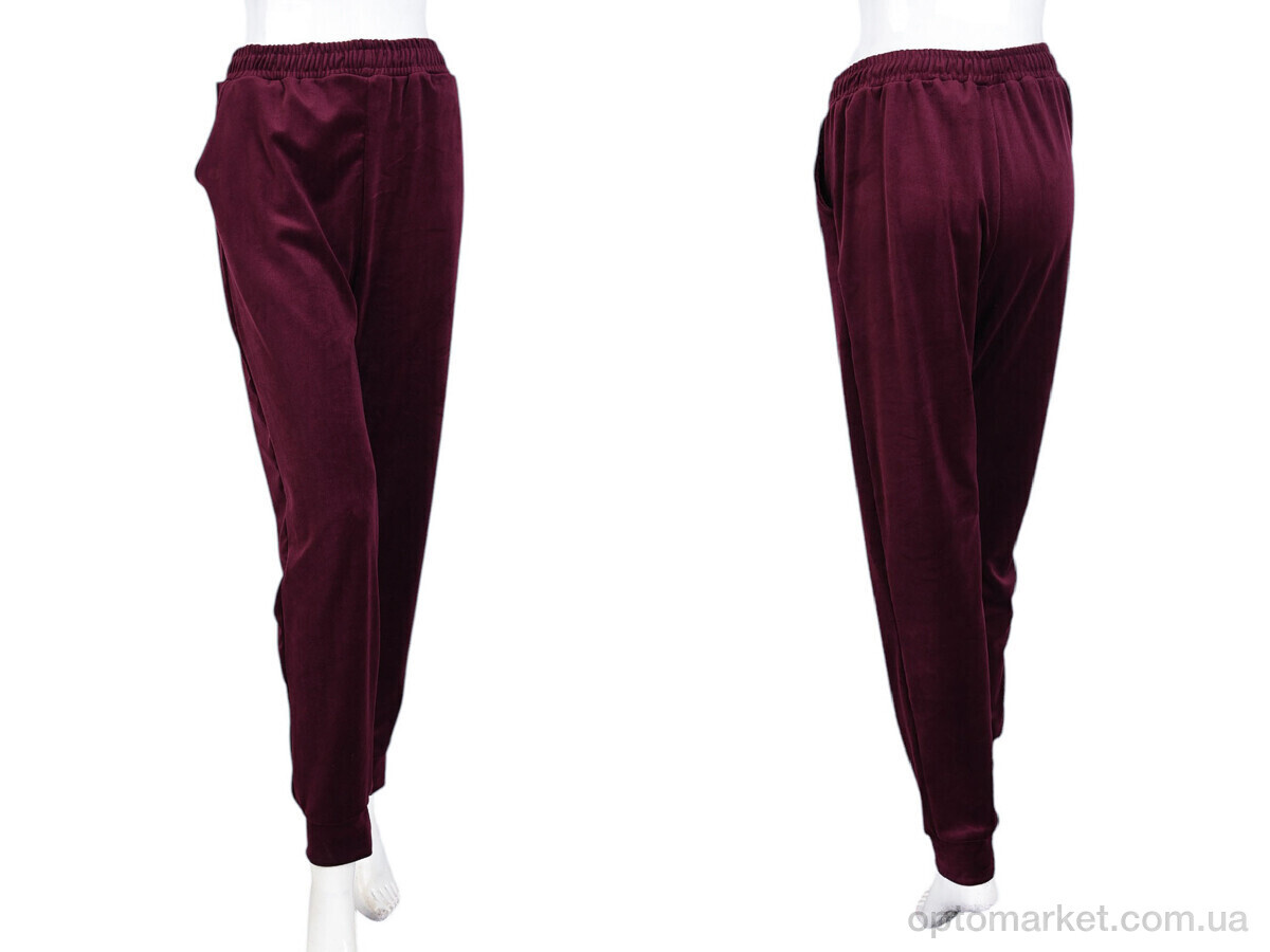 Купить Спортивні штаны жіночі N009-2 bordo Banko бордовий, фото 3