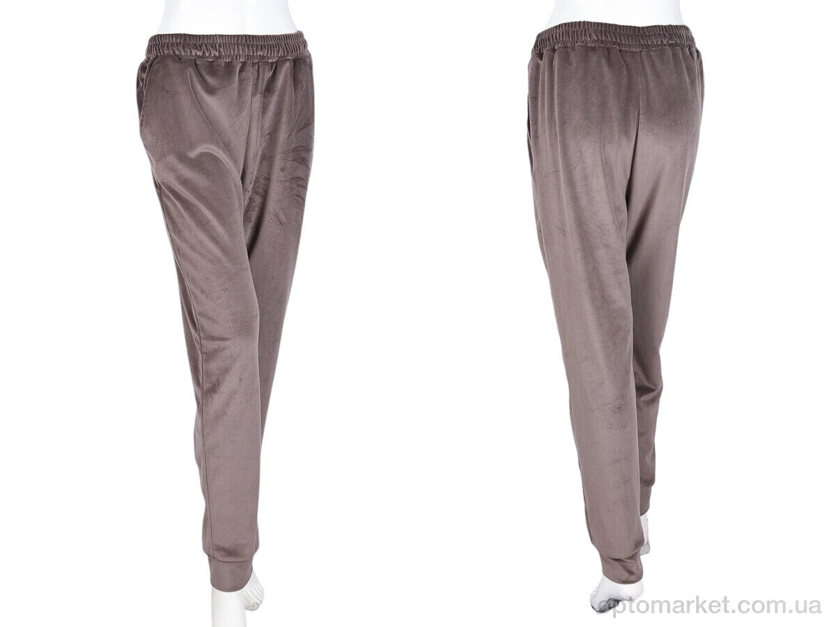 Купить Спортивні штаны жіночі N009-4 brown Banko коричневий, фото 3