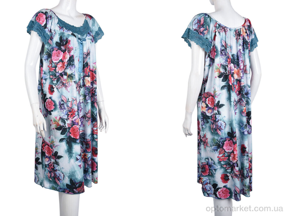 Купить Нічна сорочка жіночі N010-10 green Saimeiqi зелений, фото 3