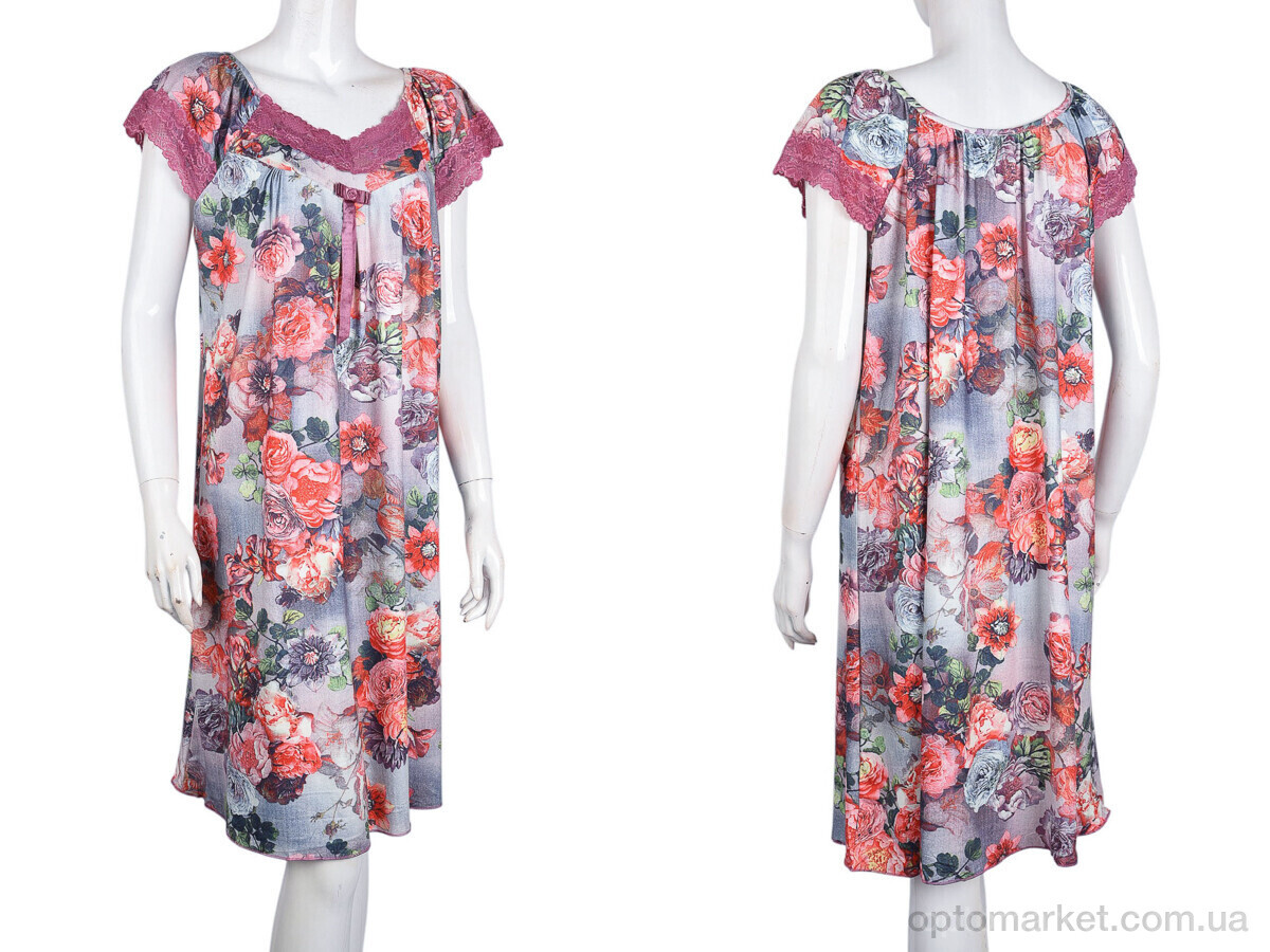 Купить Нічна сорочка жіночі N010-5 pink Saimeiqi рожевий, фото 3