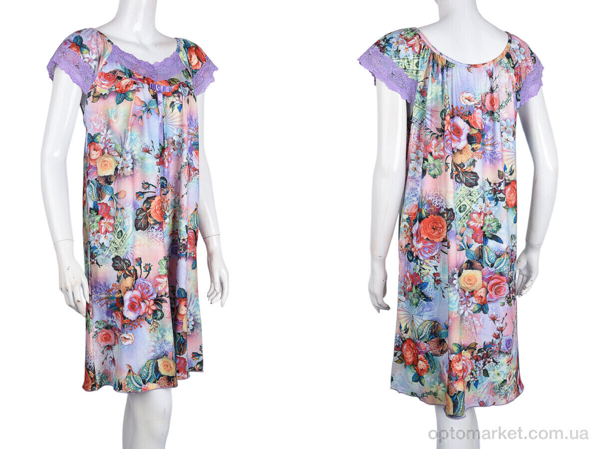 Купить Нічна сорочка жіночі N010-6 violet Saimeiqi фіолетовий, фото 3