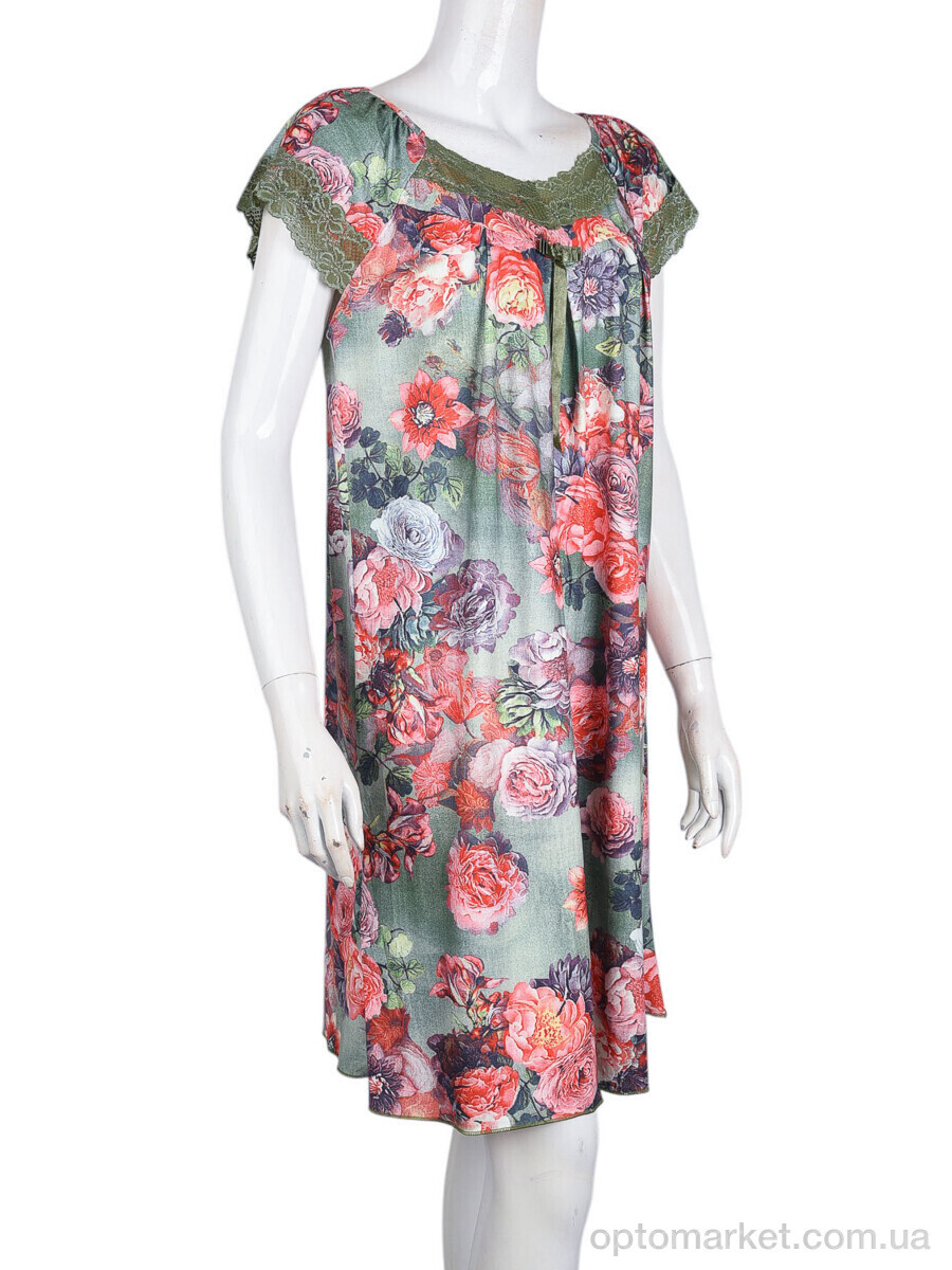 Купить Нічна сорочка жіночі N010-7 green Saimeiqi зелений, фото 1