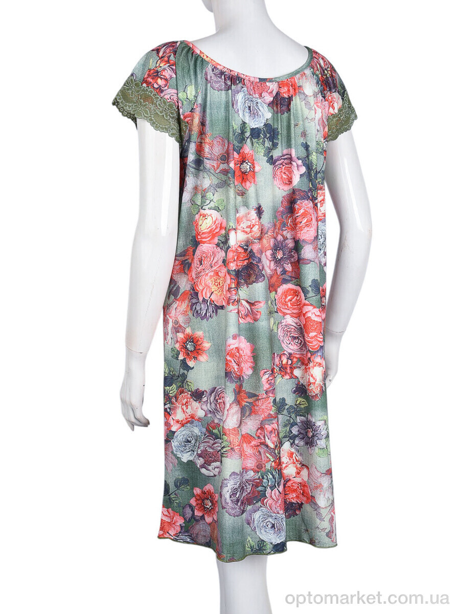 Купить Нічна сорочка жіночі N010-7 green Saimeiqi зелений, фото 2