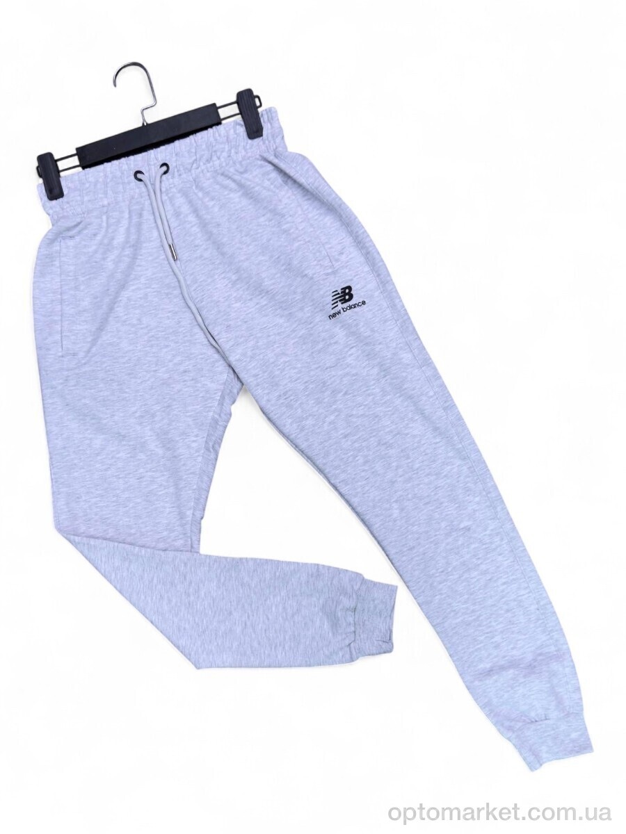 Купить Спортивні штаны чоловічі N012-7 grey N.w balance сірий, фото 2