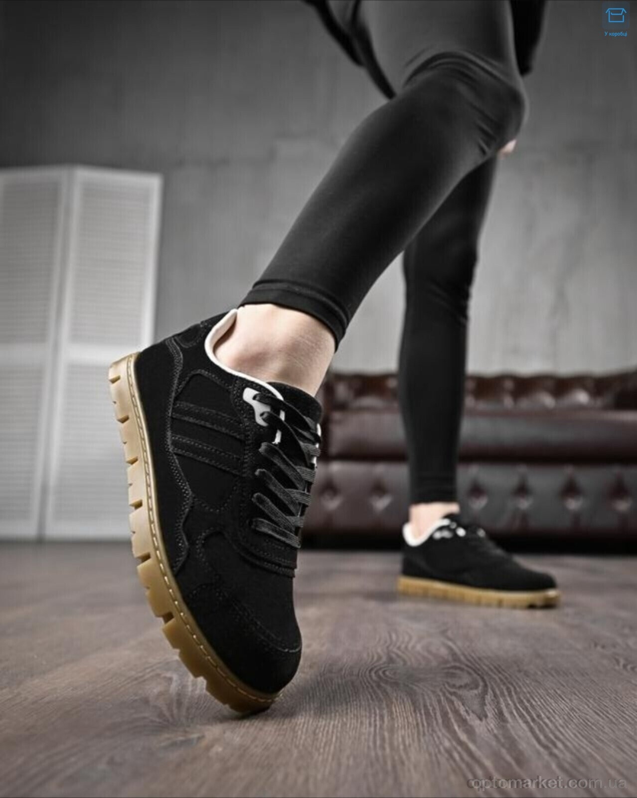 Купить Кросівки жіночі N0T721-1 Lilin чорний, фото 2