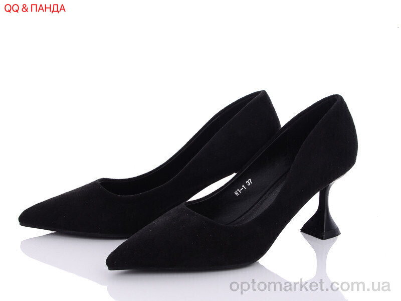 Купить Туфлі жіночі N1-1 QQ shoes чорний, фото 1