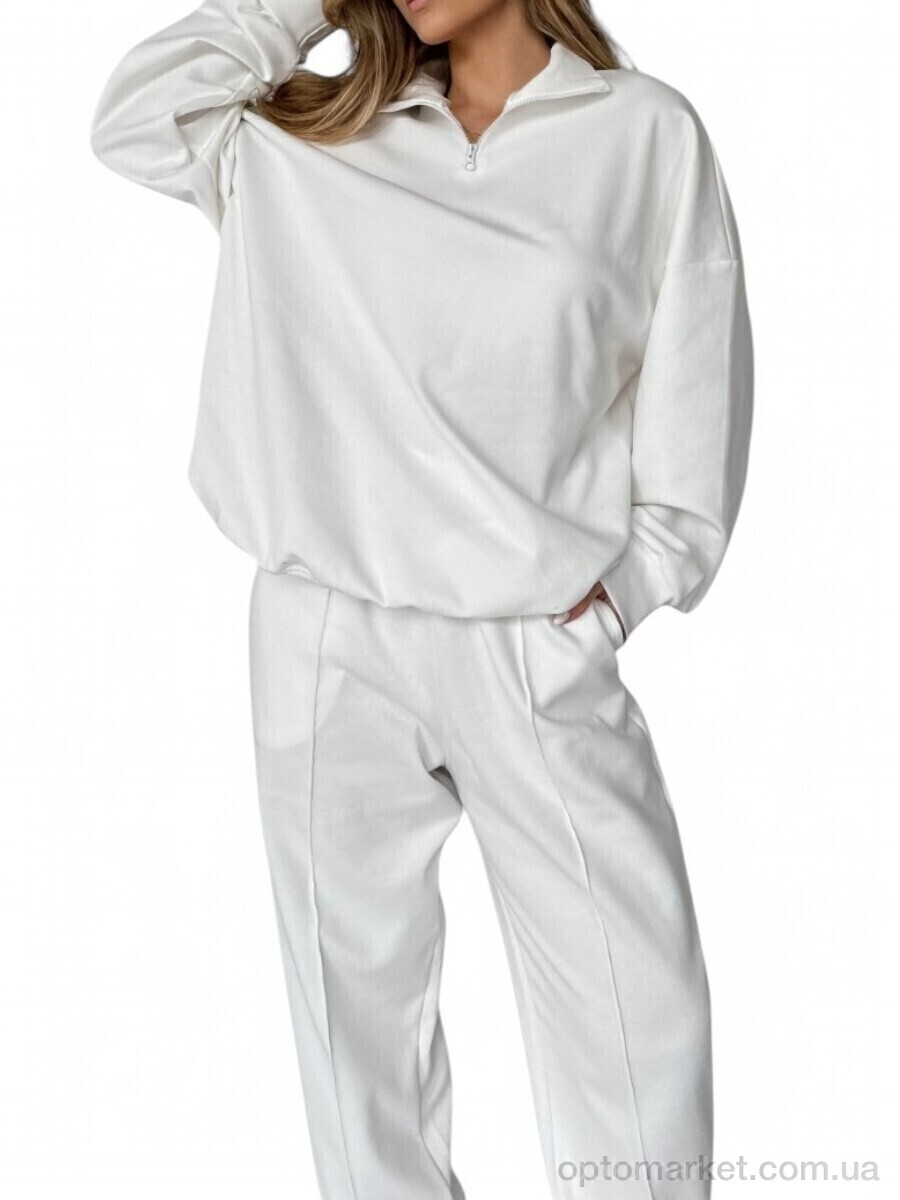Купить Спортивний костюм жіночі N1020 білий SL KARAVAN білий, фото 2