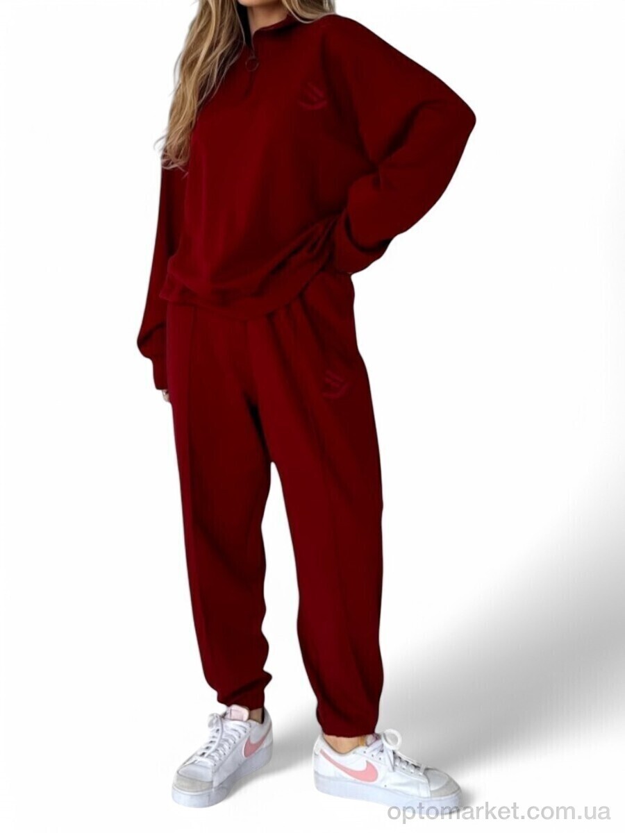Купить Спортивний костюм жіночі N1020 бордо SL KARAVAN бордовий, фото 2