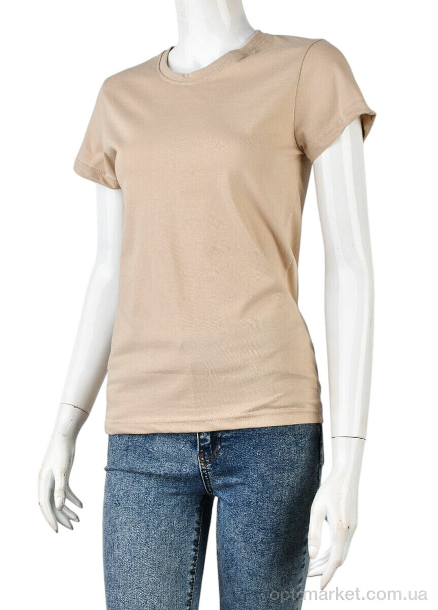 Купить Футболка жіночі N104-3 beige Banko бежевий, фото 1