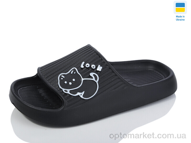 Купить Шльопанці жіночі N104 чорний TapMal чорний, фото 1