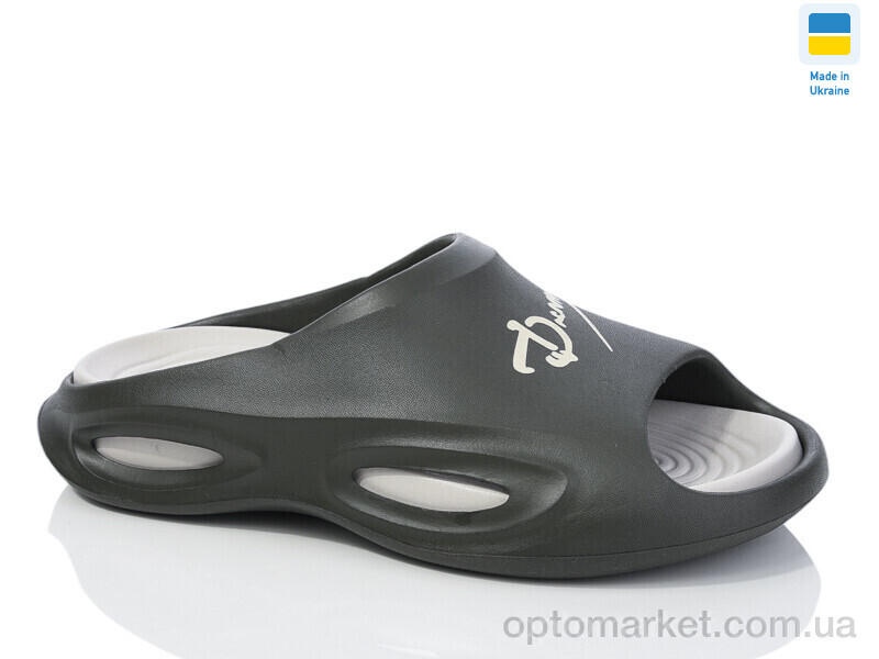 Купить Шльопанці чоловічі N135 хакі м сірий Lot Shoes хакі, фото 1