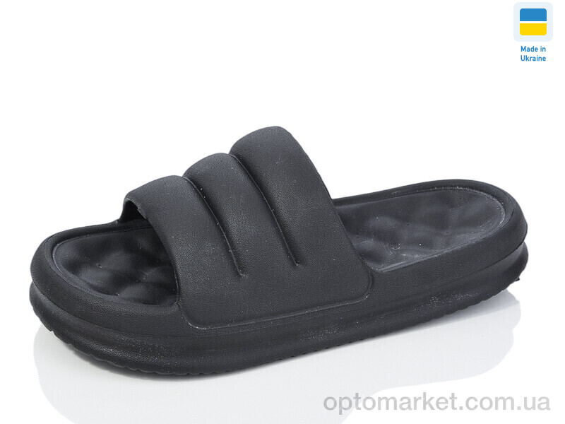 Купить Шльопанці жіночі N136 чорний Lot Shoes чорний, фото 1